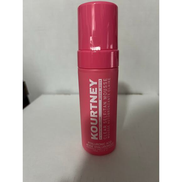 KOURTNEY Instant Self Tan Hyaluronic Acid Mousse Medium Clear DHA Fragrance Free - Picture 2 of 10